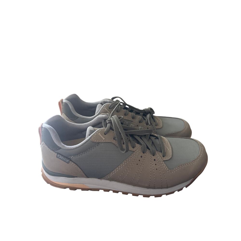 Oboz Bozeman Low sneakers in a grey and tan W colorway 10 - Picture 3 of 6